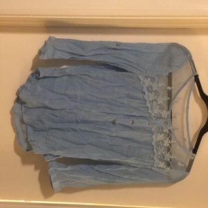 Mine brand light blue shirt
